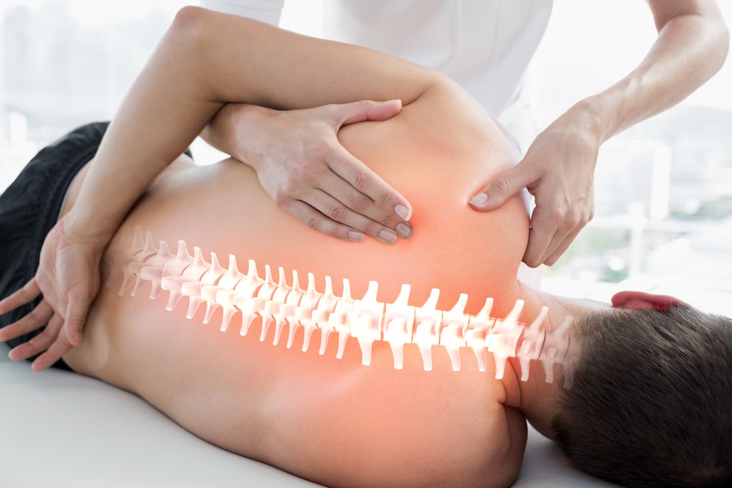 woman with back pain is touching back her back 1 Aberdeen Chiropractor Aberdeen Chiropractor,Chiropractic Care,Expert Chiropractic Services,Pain Relief Clinic Airport Plaza Spine and Wellness